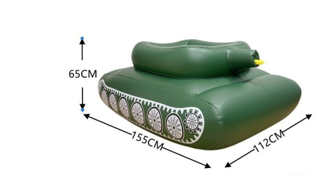 Su Tabancalı Şişme Tank (Yetişkin)