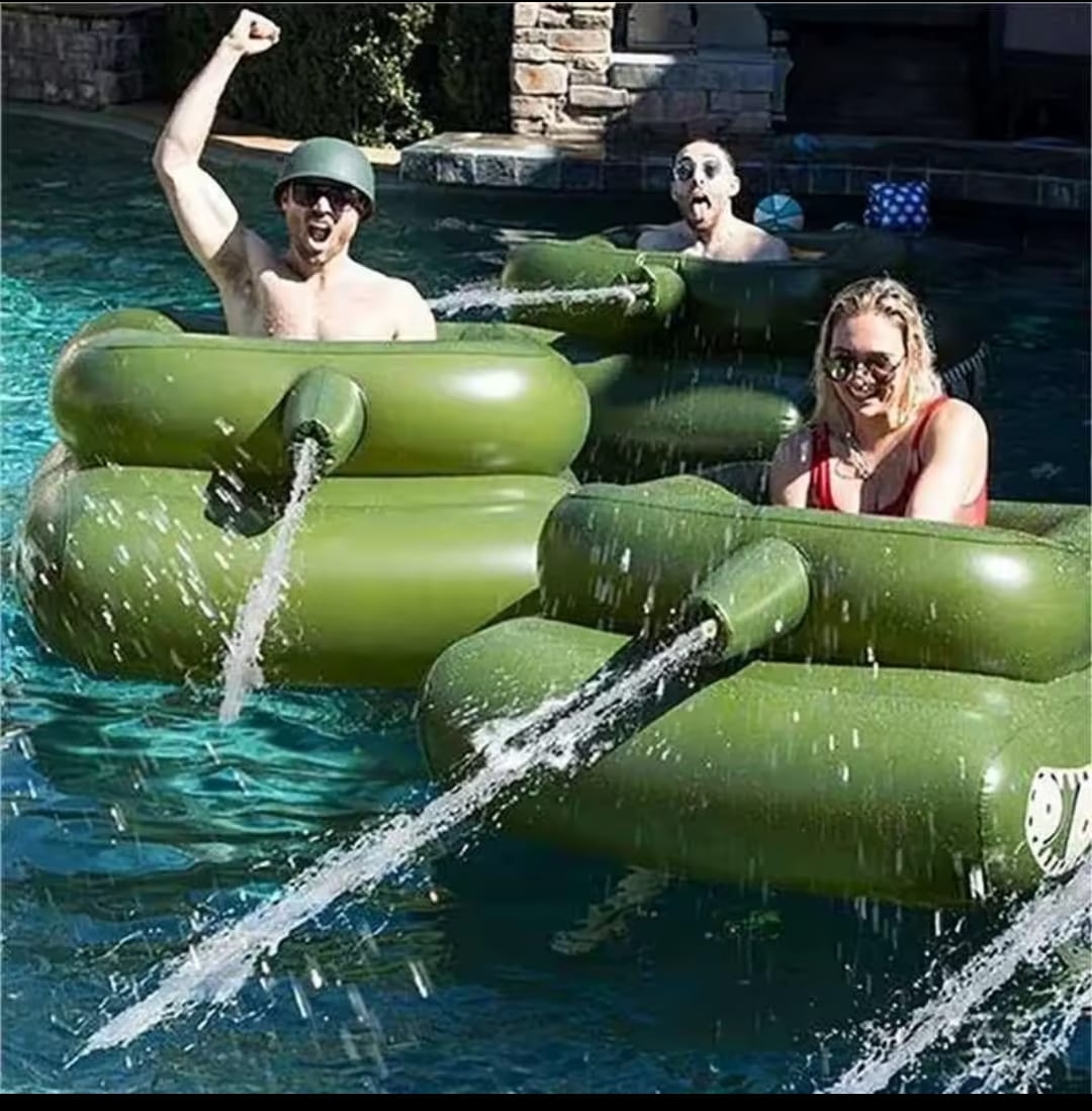 Su Tabancalı Şişme Tank (Yetişkin)